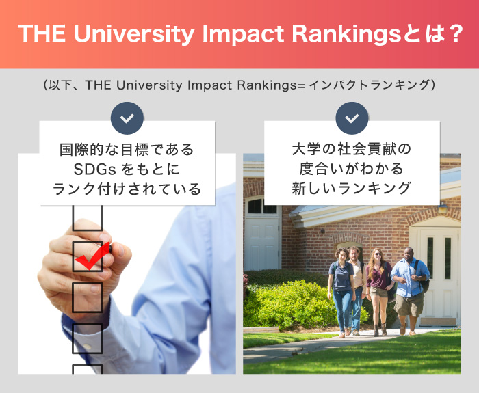 THE University Impact Rankingsとは？